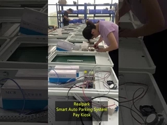 Quiosco de pago QuickExit con pantalla LCD de 21,5 pulgadas y pantalla táctil para solución de estacionamiento LPR