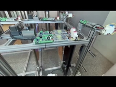 SS304 Giradiscos de huellas dactilares Gestión de la entrada Giradiscos de oscilación de vidrio