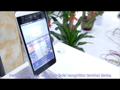 Sistema de asistencia de identificación facial de alta resolución de 200W Sistema de control de acceso de detección facial