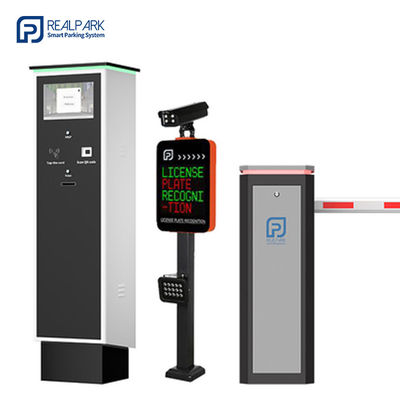 comprar 10.1 pulgadas LCD LPR solución de estacionamiento máquina de billetes de aparcamiento con tarjeta NFC online manufacture