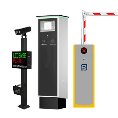 Sistema de estacionamiento de reconocimiento de placas de licencia de opción de función NFC con solución de quiosco de boletos de estacionamiento