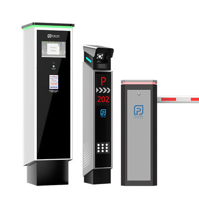 Puerta de barrera de estacionamiento segura con brazo recto de voltaje de entrada de 24V y motor sin escobillas de 150W