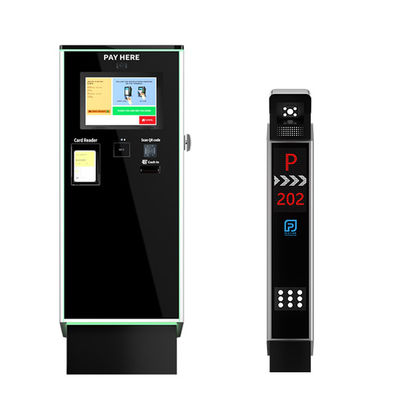 Quiosco de pago de estacionamiento con pantalla LCD personalizada de 10,1 pulgadas Dispensador automático de boletos Sistema de gestión de estacionamiento con carcasa de acero